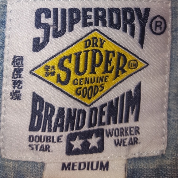 Superdry denim shirt. - Picture 4 of 7